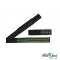 Лямки для тяги c силиконовыми вставками - зеленые